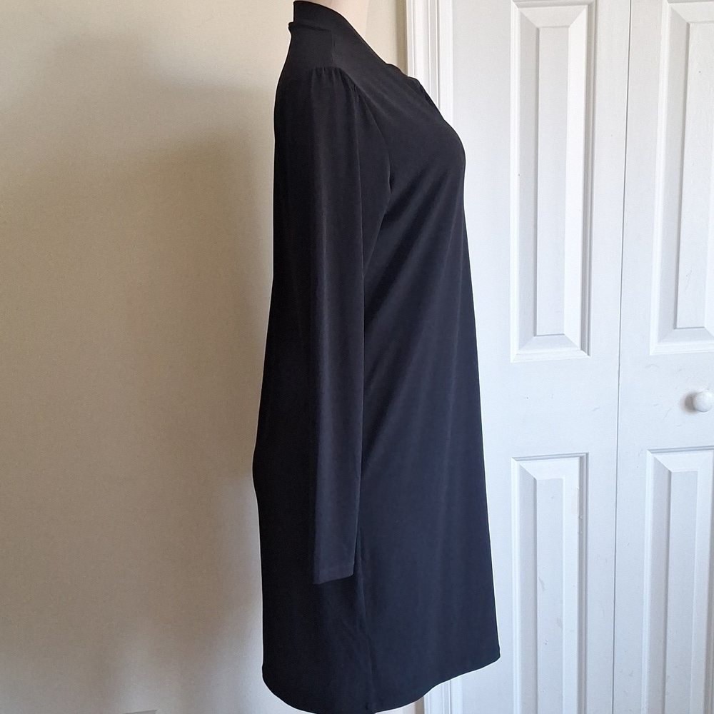 Michael Michael Kors Dress Black Long Sleeve Size M - Picture 3 of 8